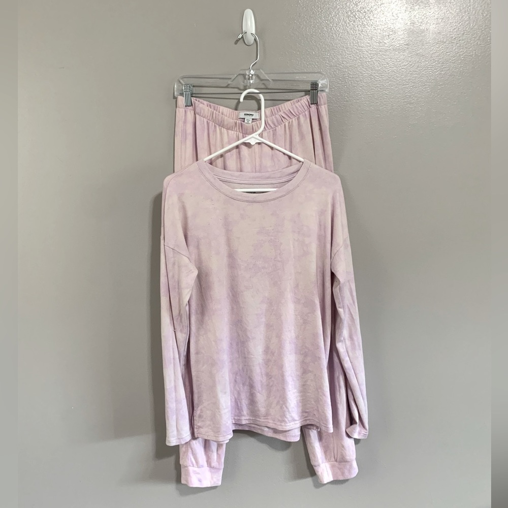 Sonoma baby pink pajama set